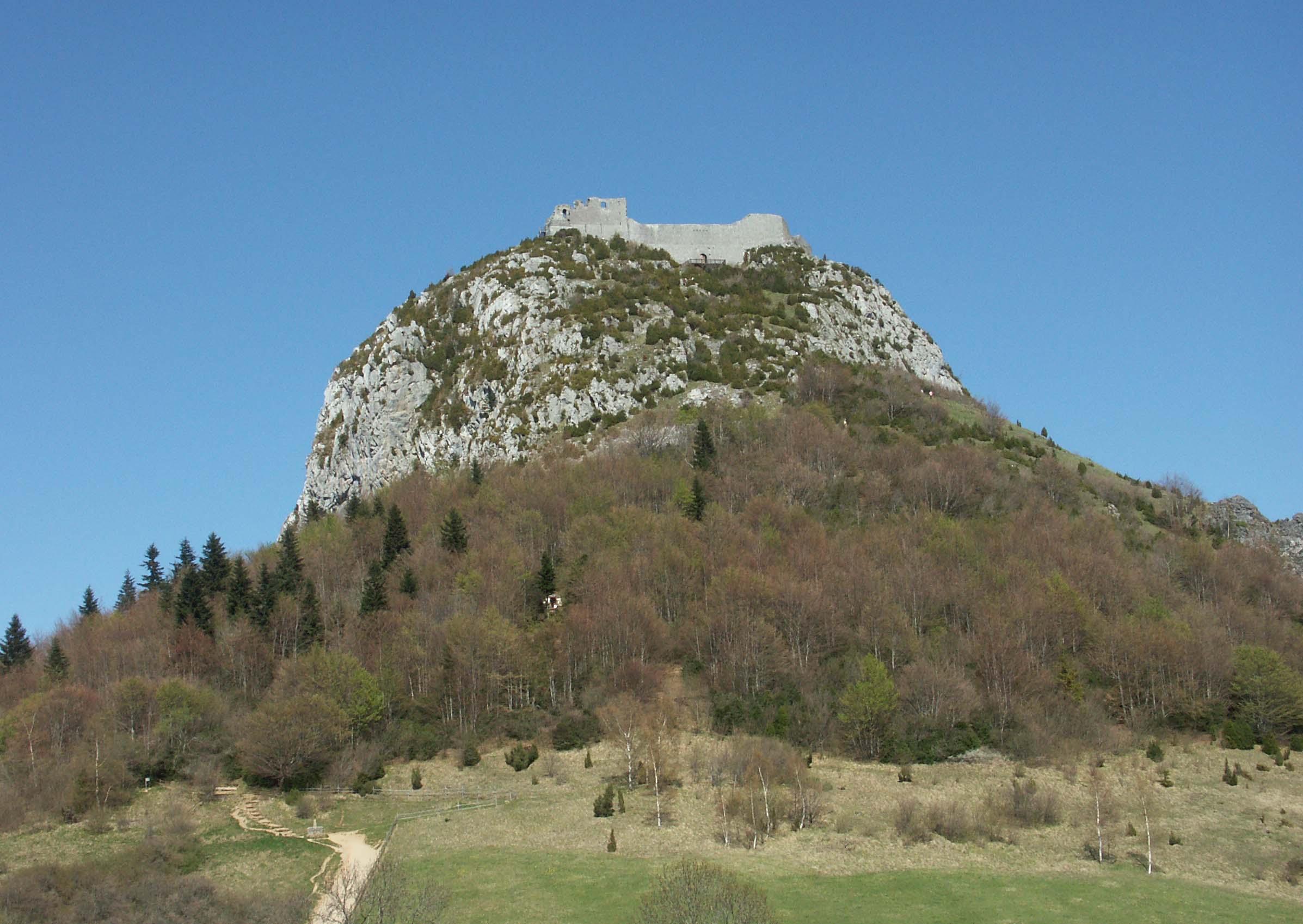 Montsegur with Lévis chateau